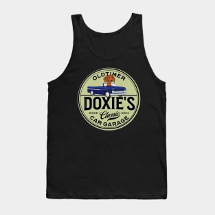 Dachshund Old Timers Classic Garage Tank Top